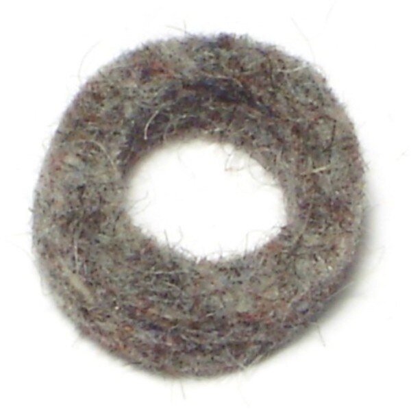 Cushioning Washer, Fits Bolt Size 3/4 in Felt, Gray Finish, 10 PK, Midwest Fastener, Mfr#: 64726